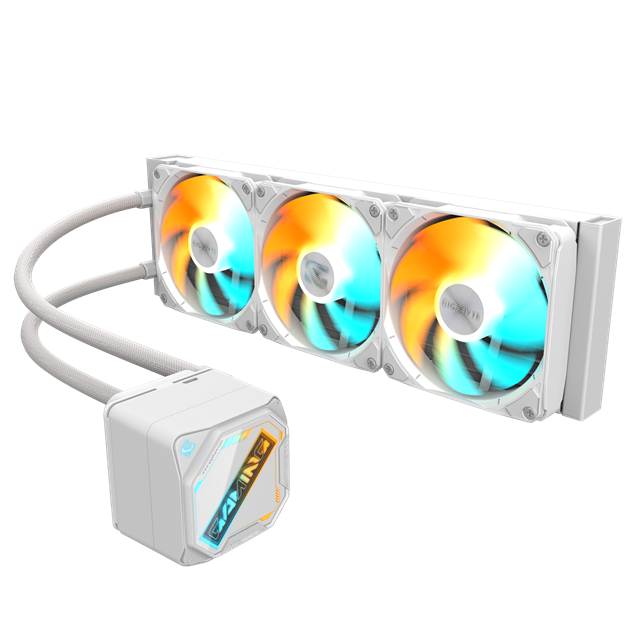 Gigabyte GAMING 360 ICE All-in-One 360mm Liquid CPU Cooler in White